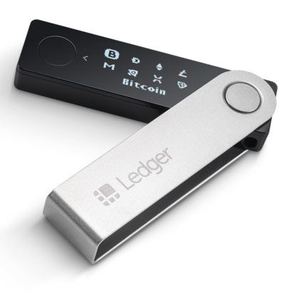 Hardware Crypto Wallet Ledger, Credit: BitDegree